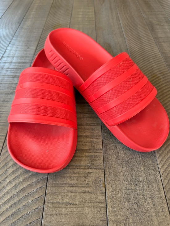 adidas - Adidas Racer TR Slides Red Slide - Sandals Men’s Size 10 main image 4